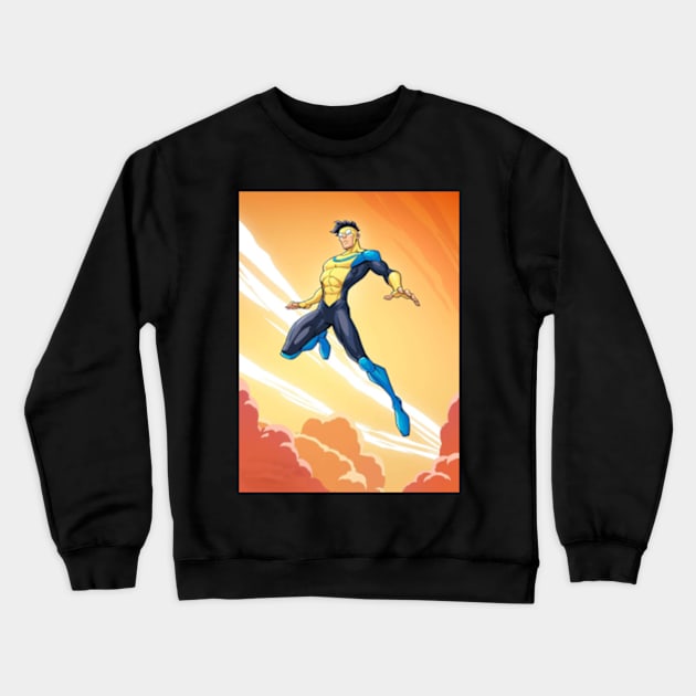 invincible poster Crewneck Sweatshirt by super villain